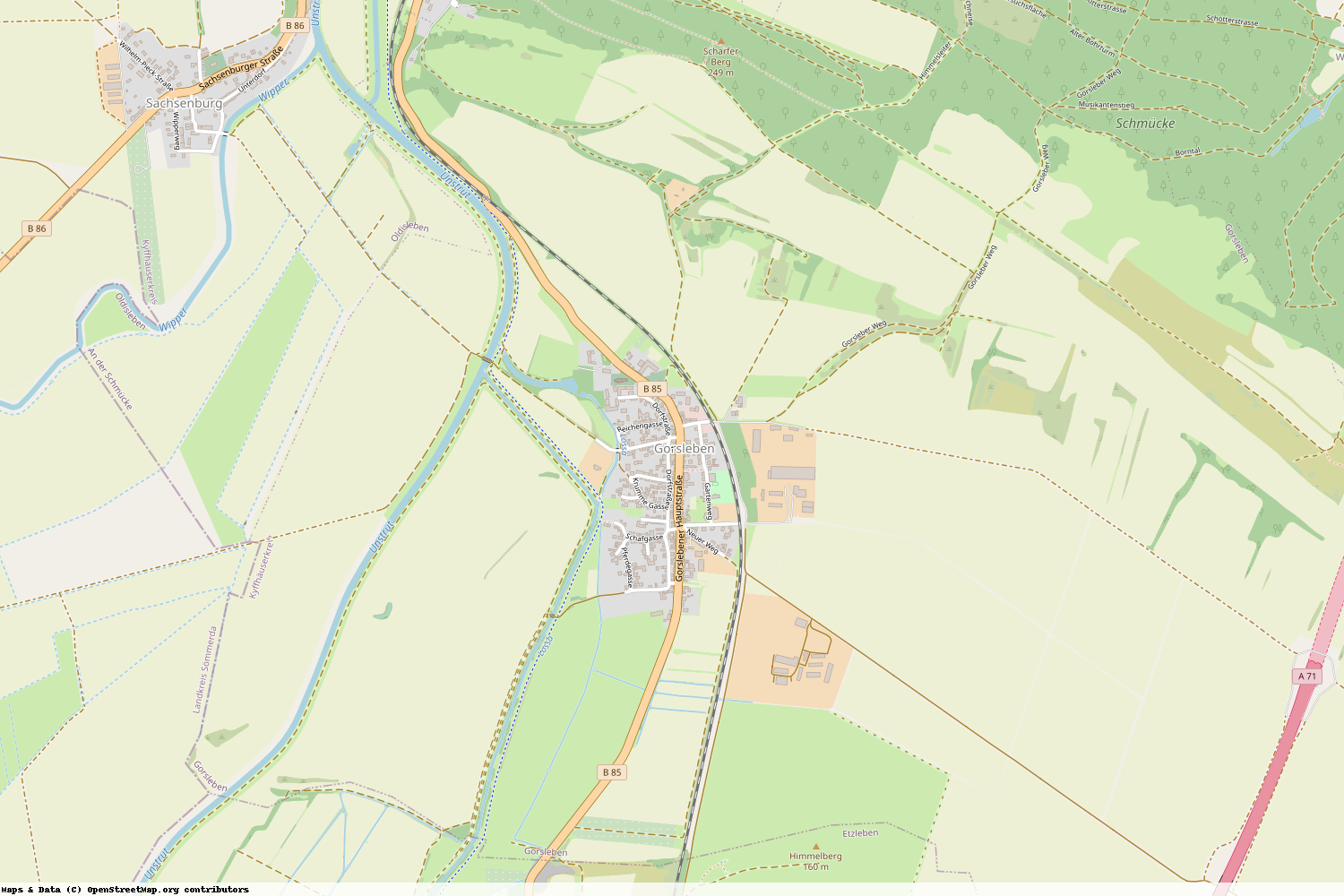 Ist gerade Stromausfall in Thüringen - Kyffhäuserkreis - Gorsleben?