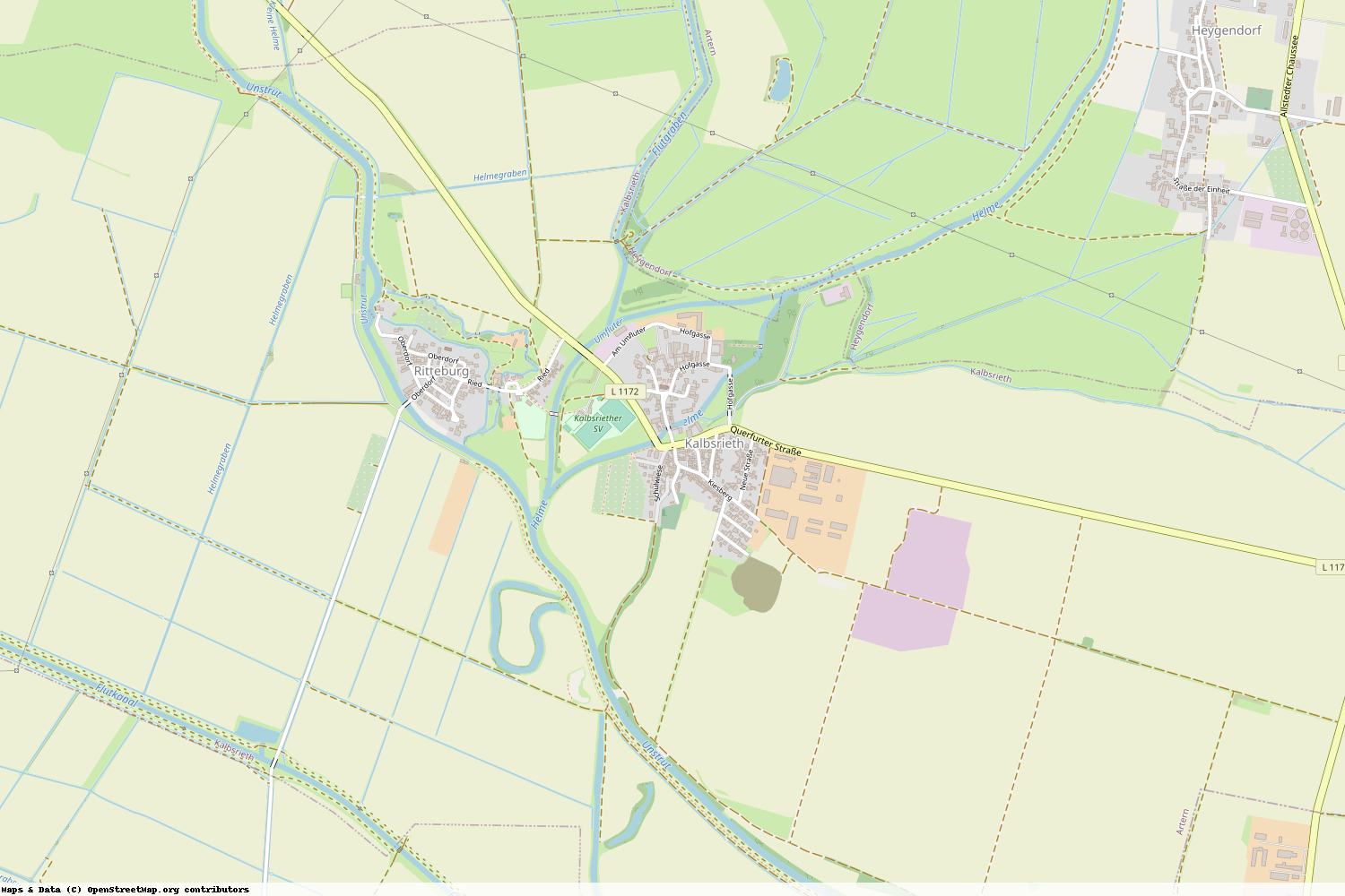 Ist gerade Stromausfall in Thüringen - Kyffhäuserkreis - Kalbsrieth?