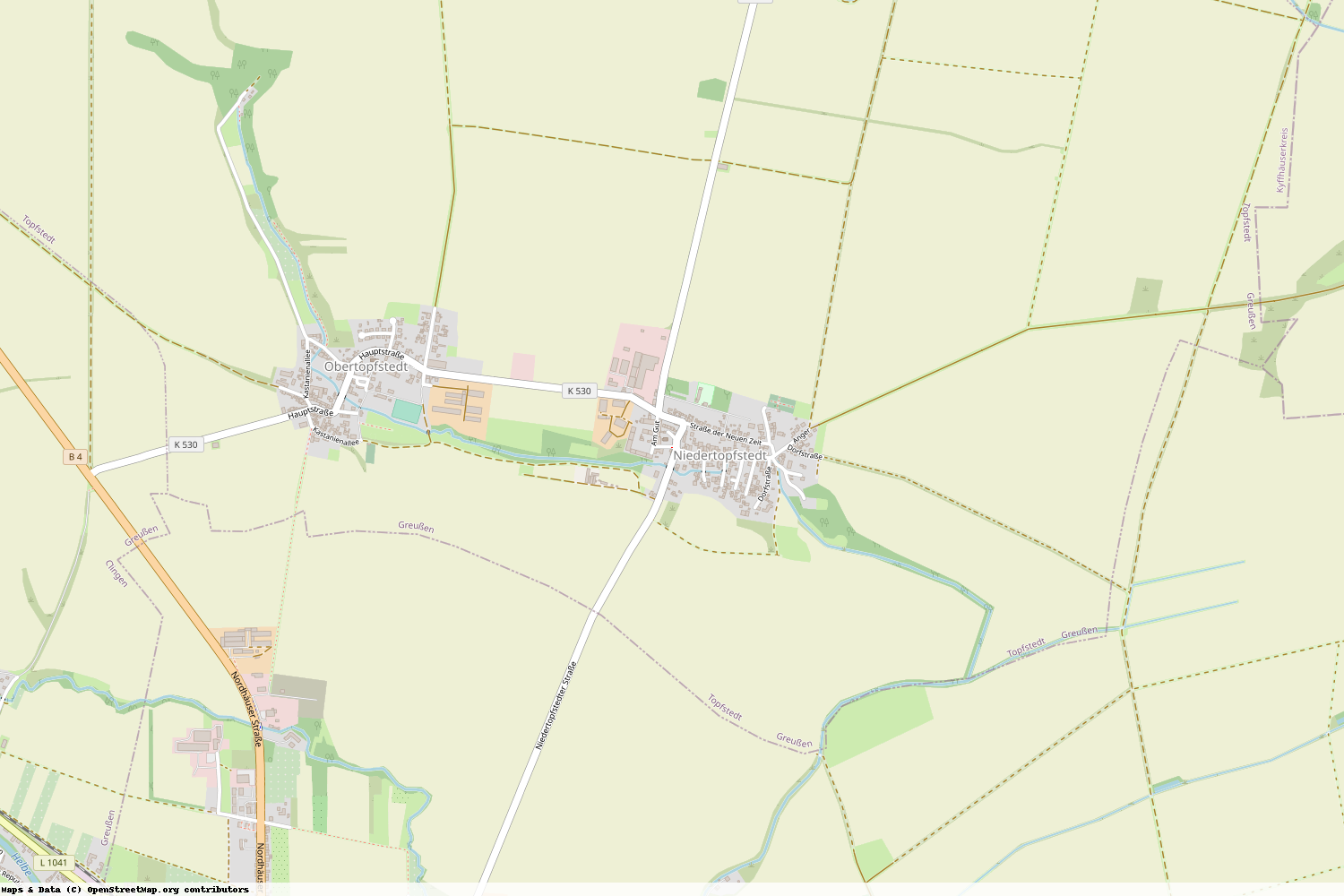 Ist gerade Stromausfall in Thüringen - Kyffhäuserkreis - Topfstedt?