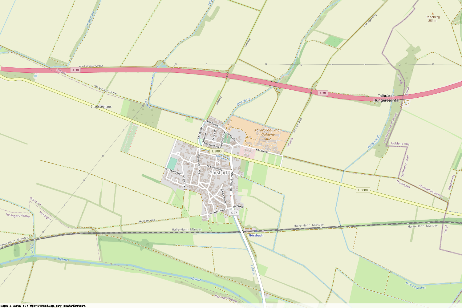 Ist gerade Stromausfall in Thüringen - Nordhausen - Görsbach?
