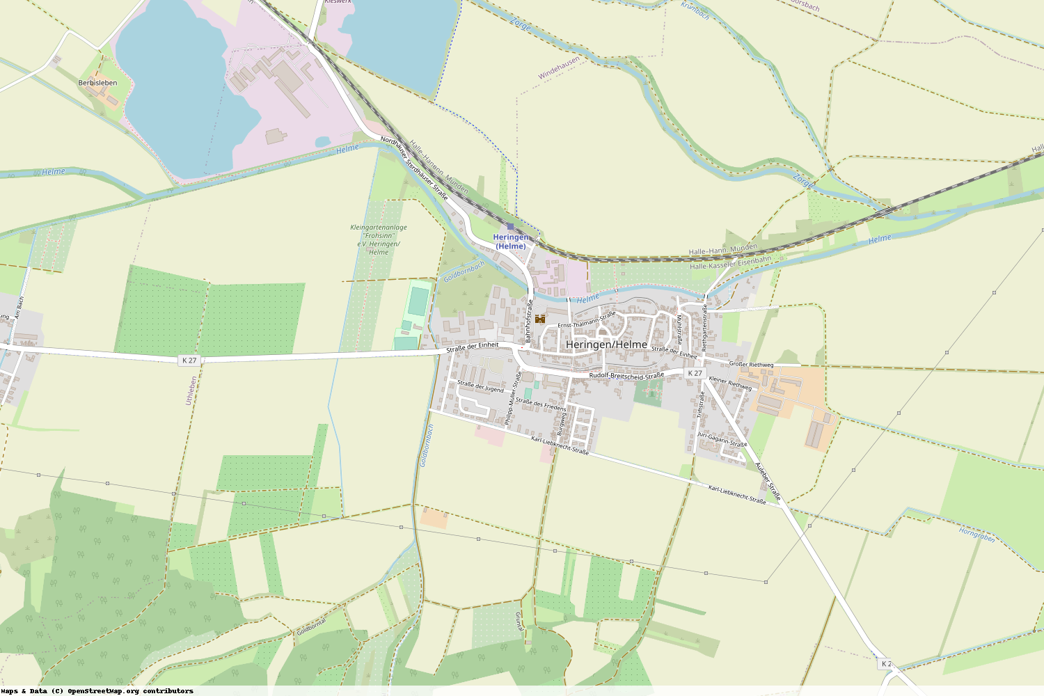 Ist gerade Stromausfall in Thüringen - Nordhausen - Heringen-Helme?