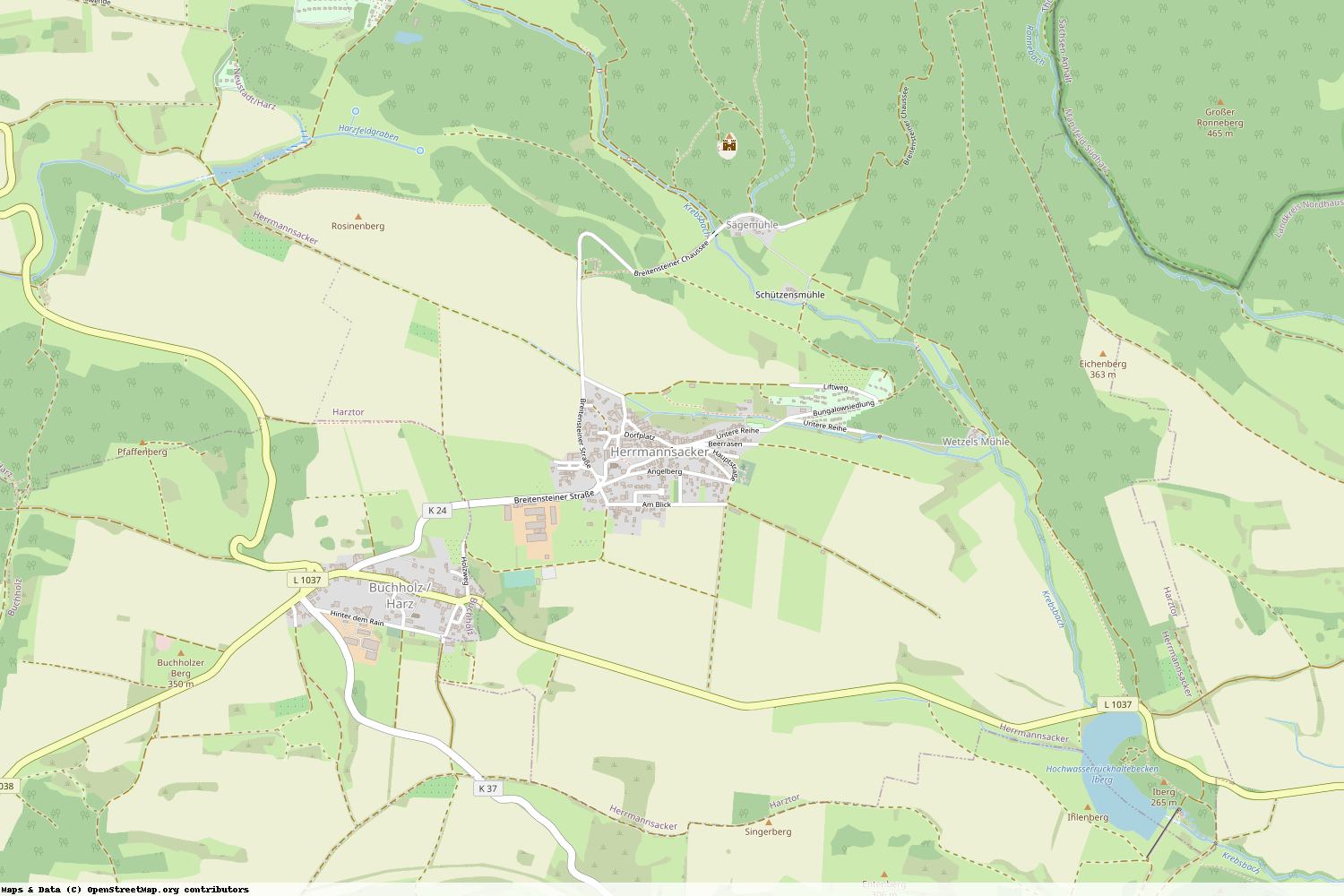 Ist gerade Stromausfall in Thüringen - Nordhausen - Herrmannsacker?