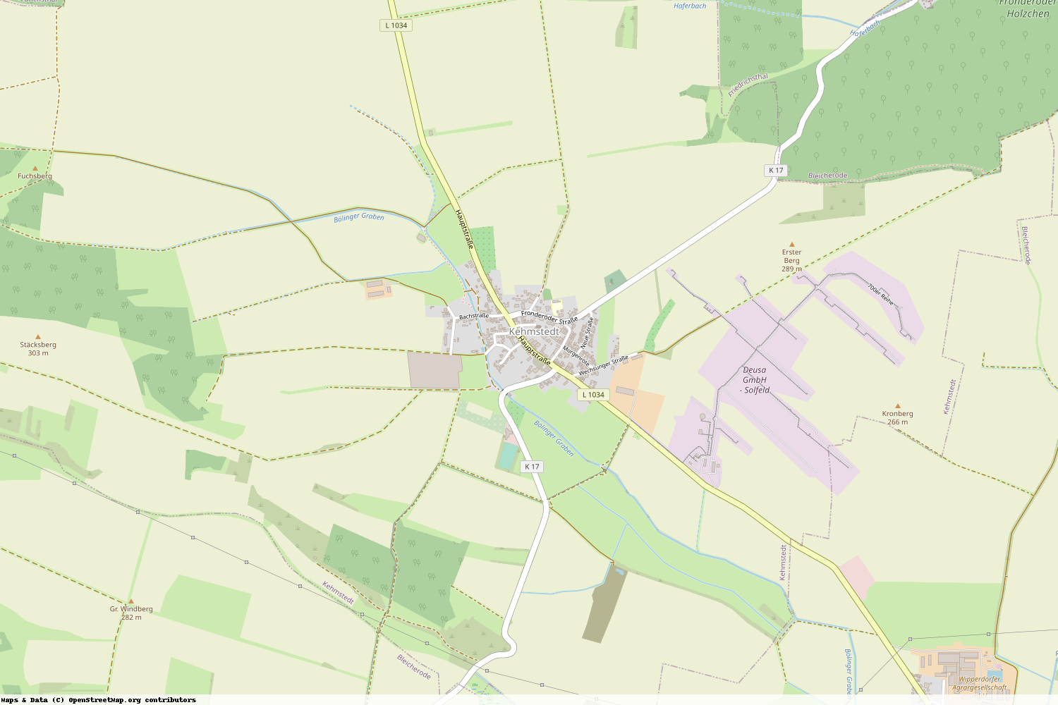 Ist gerade Stromausfall in Thüringen - Nordhausen - Kehmstedt?