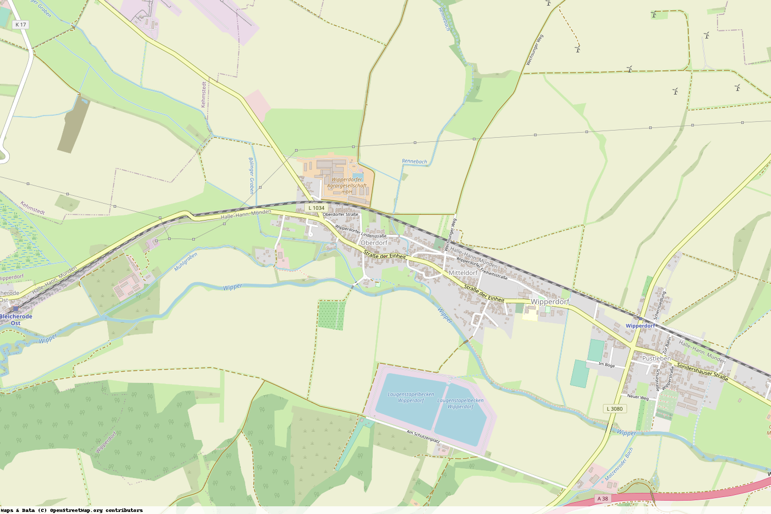 Ist gerade Stromausfall in Thüringen - Nordhausen - Wipperdorf?