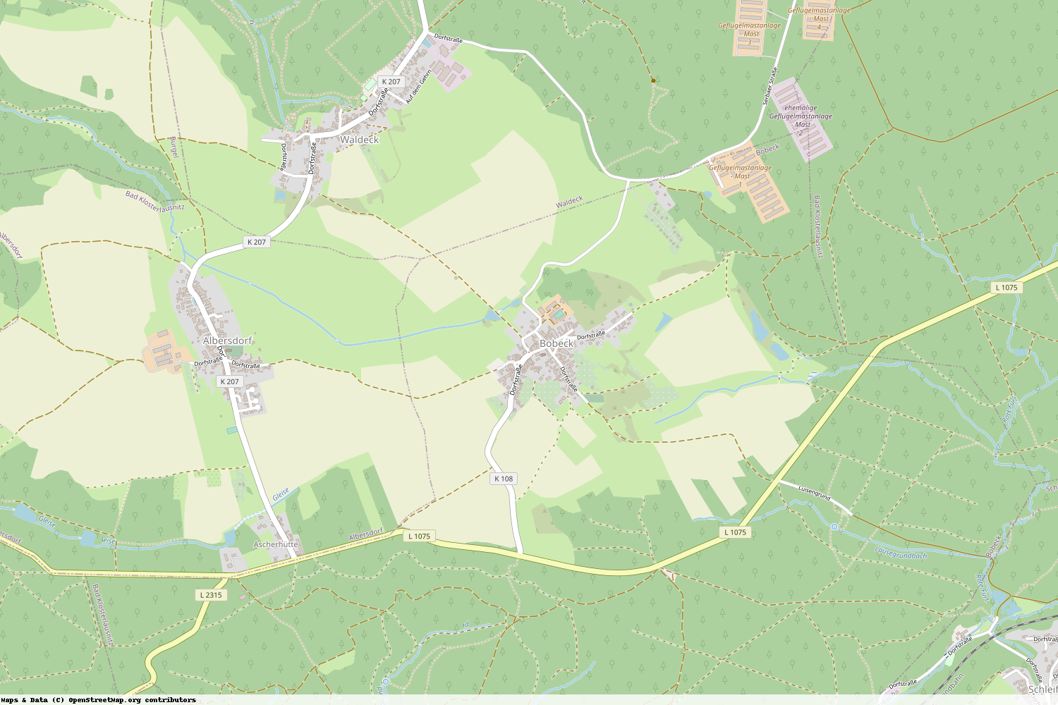 Ist gerade Stromausfall in Thüringen - Saale-Holzland-Kreis - Bobeck?