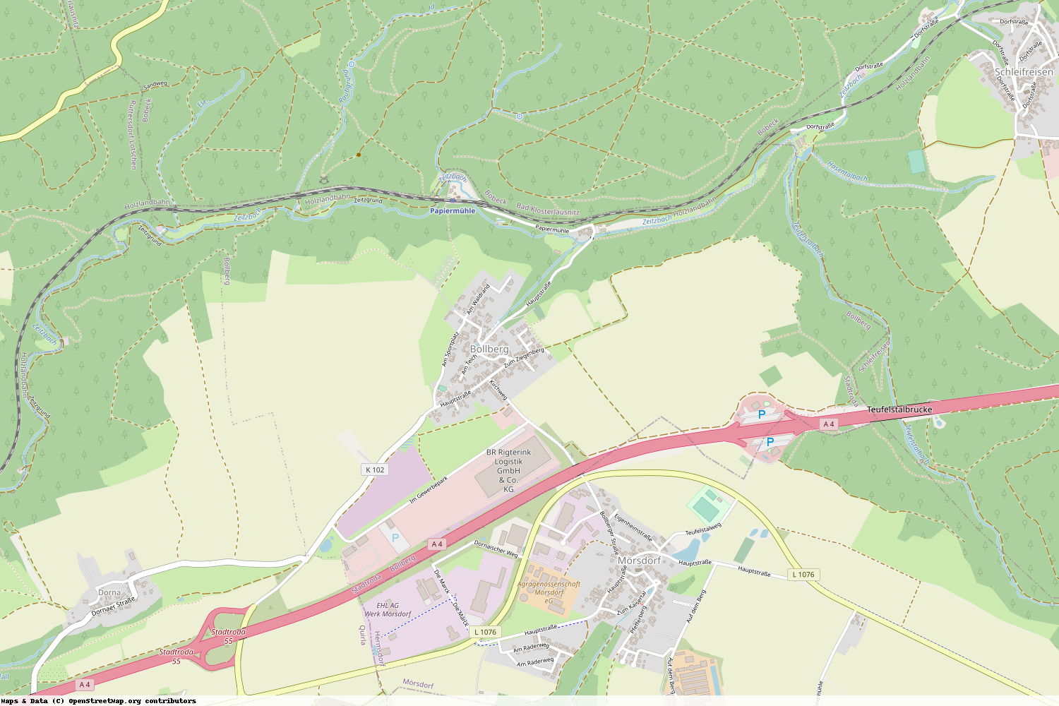 Ist gerade Stromausfall in Thüringen - Saale-Holzland-Kreis - Bollberg?