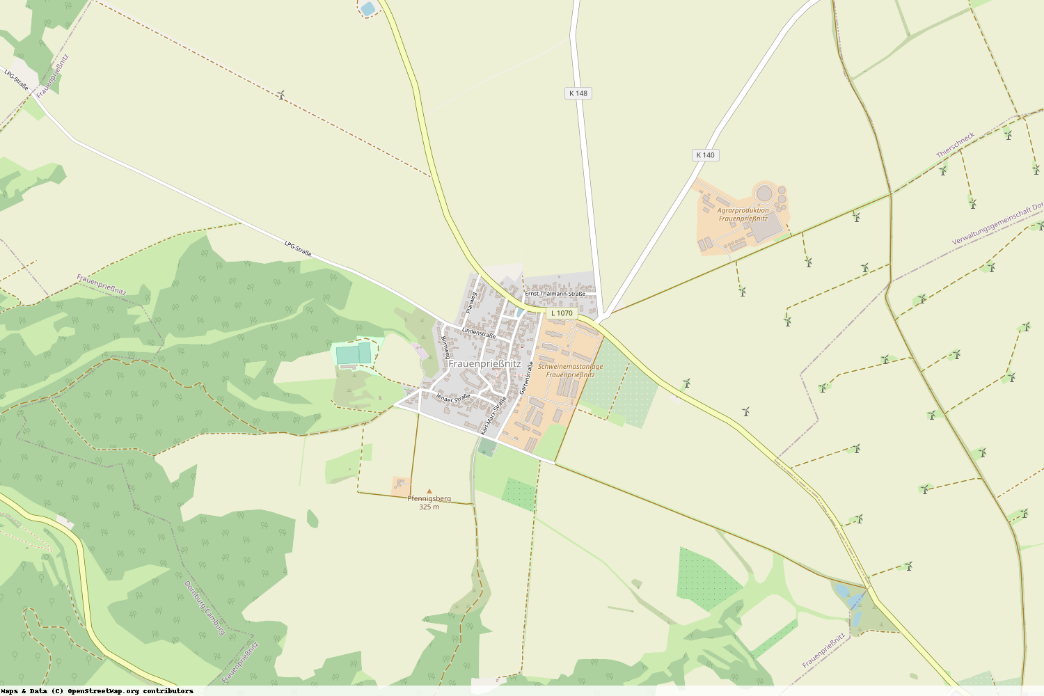 Ist gerade Stromausfall in Thüringen - Saale-Holzland-Kreis - Frauenprießnitz?