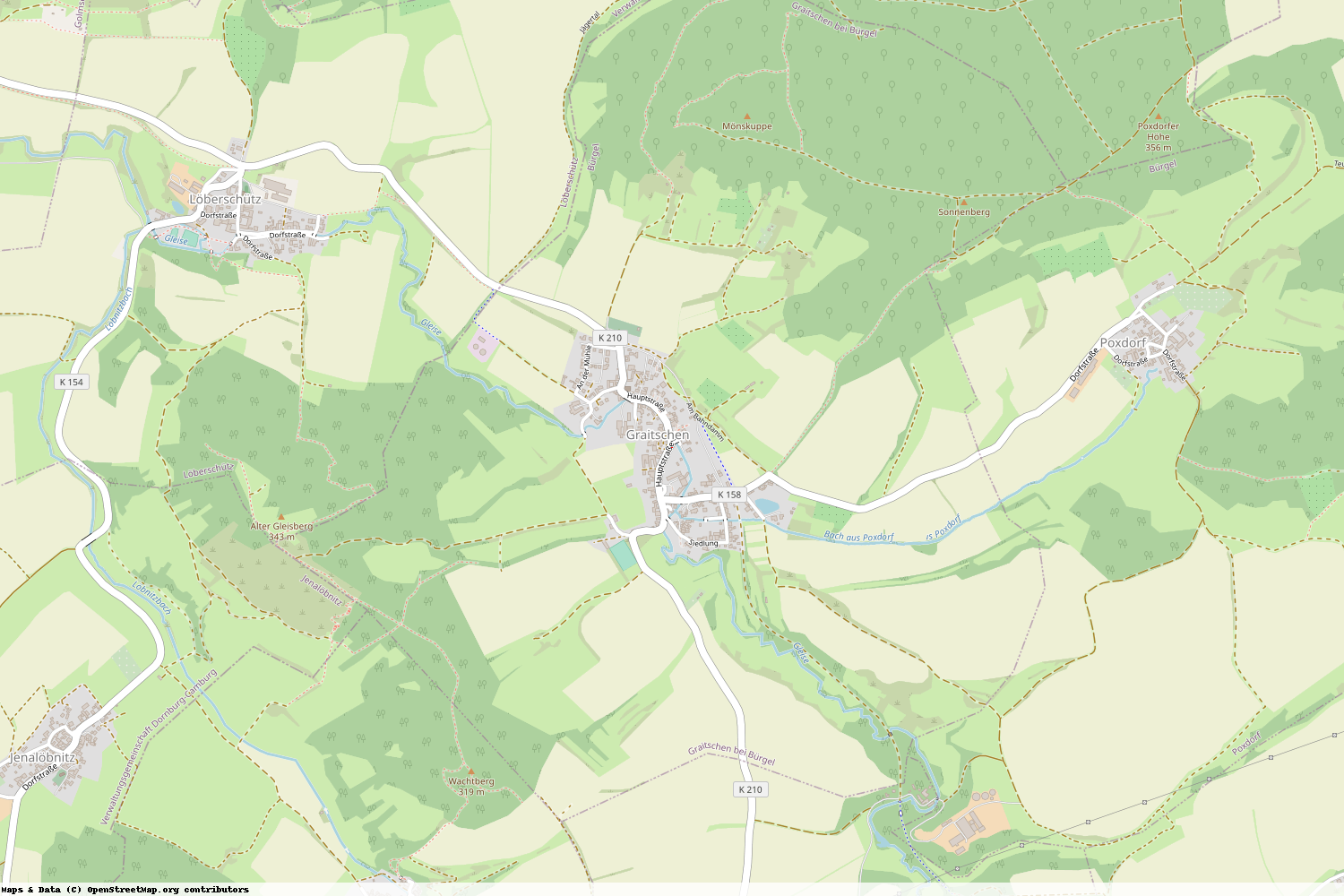Ist gerade Stromausfall in Thüringen - Saale-Holzland-Kreis - Graitschen b. Bürgel?