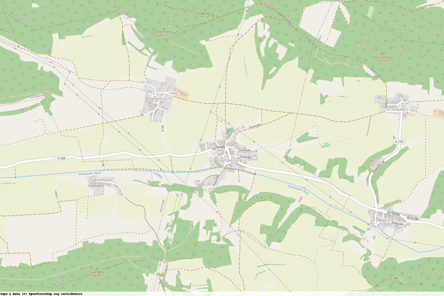 Ist gerade Stromausfall in Thüringen - Saale-Holzland-Kreis - Gumperda?
