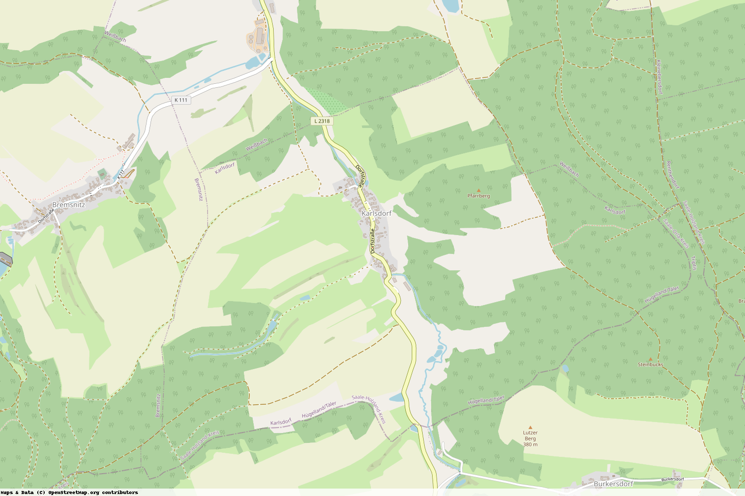 Ist gerade Stromausfall in Thüringen - Saale-Holzland-Kreis - Karlsdorf?