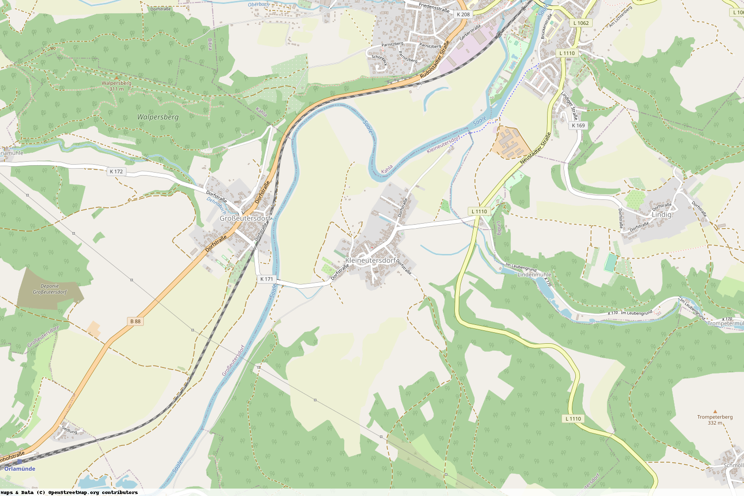 Ist gerade Stromausfall in Thüringen - Saale-Holzland-Kreis - Kleineutersdorf?