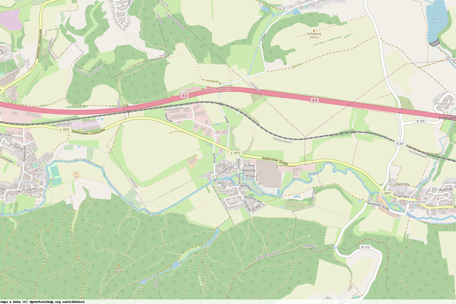 Ist gerade Stromausfall in Thüringen - Saale-Holzland-Kreis - Laasdorf?