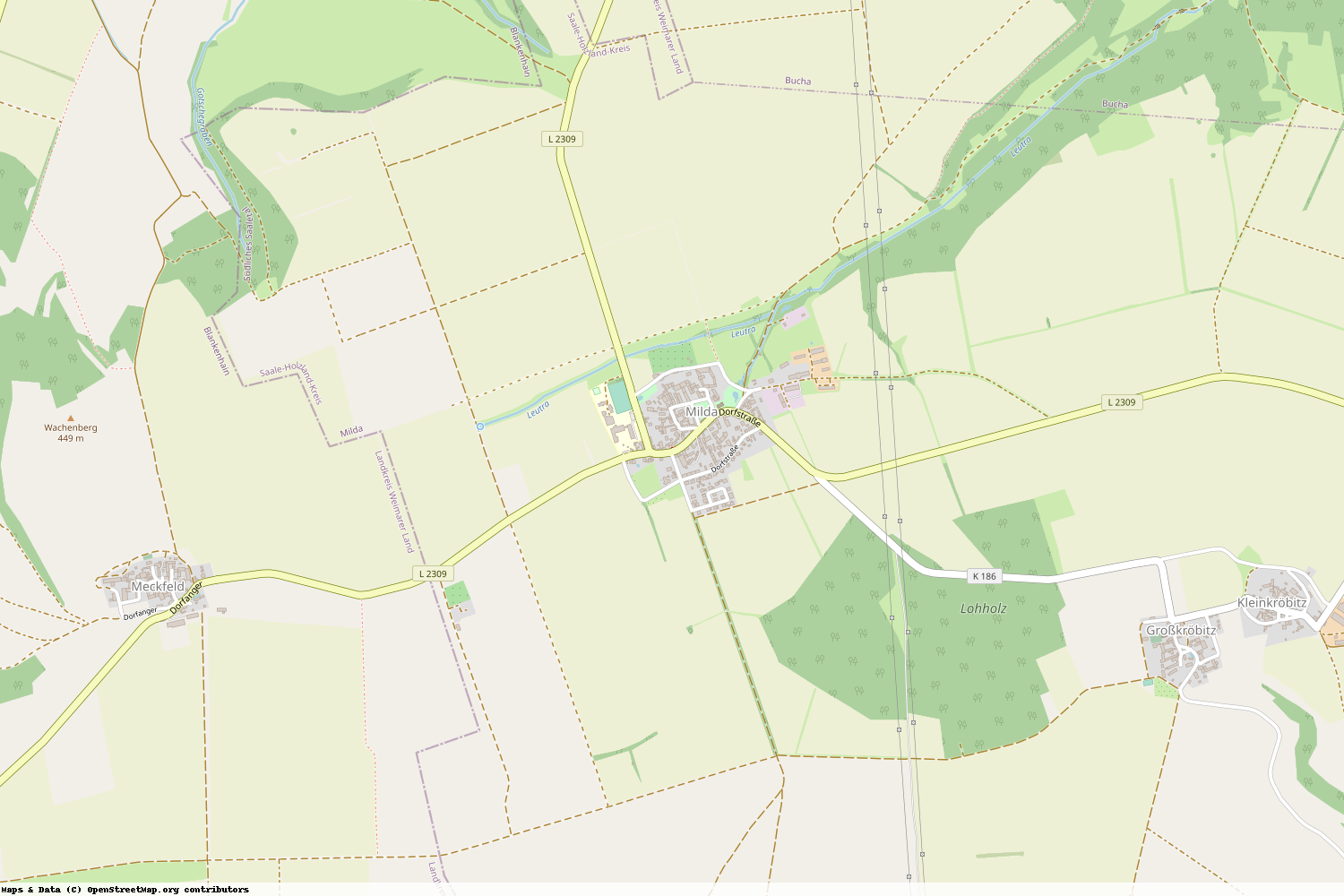Ist gerade Stromausfall in Thüringen - Saale-Holzland-Kreis - Milda?