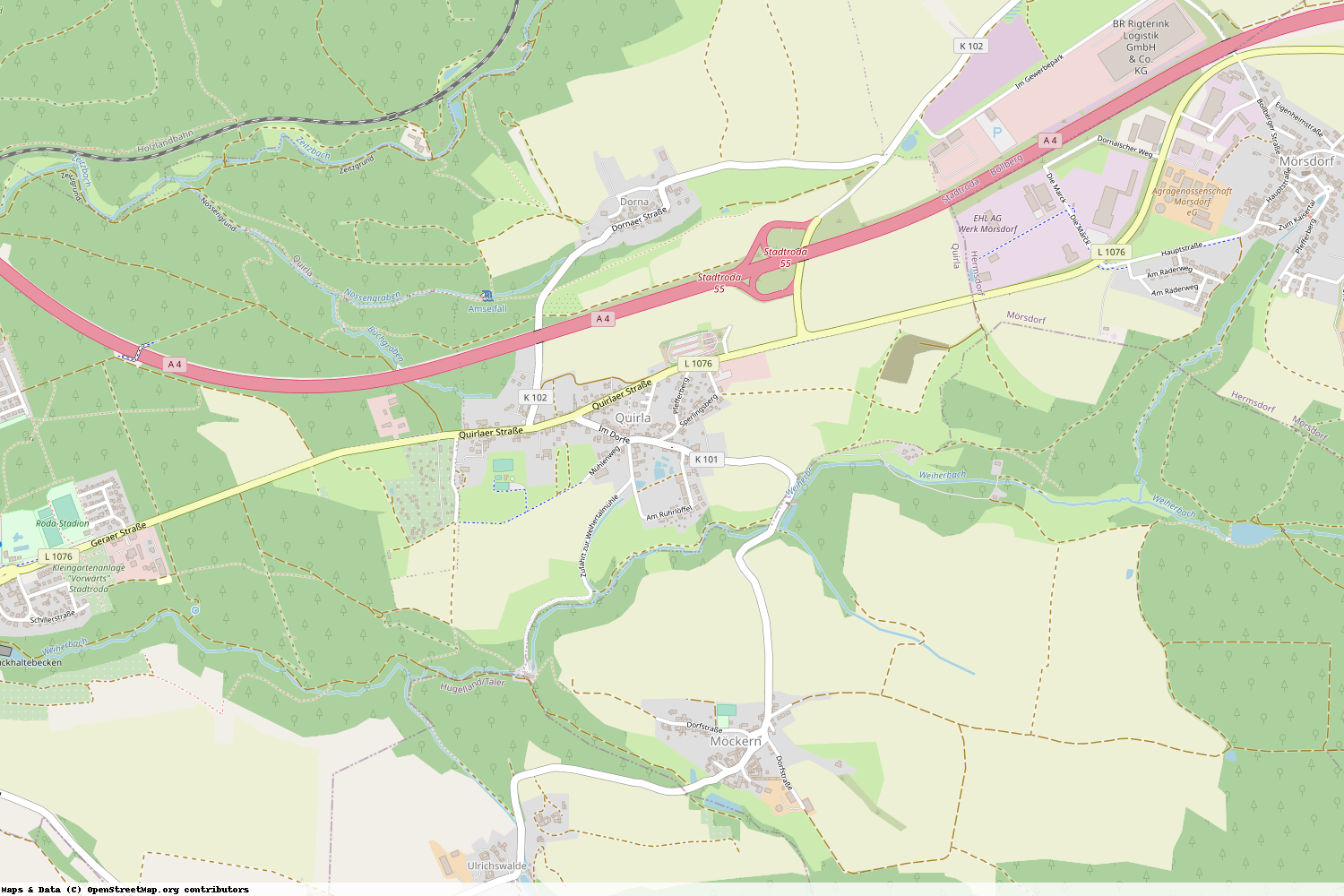 Ist gerade Stromausfall in Thüringen - Saale-Holzland-Kreis - Quirla?
