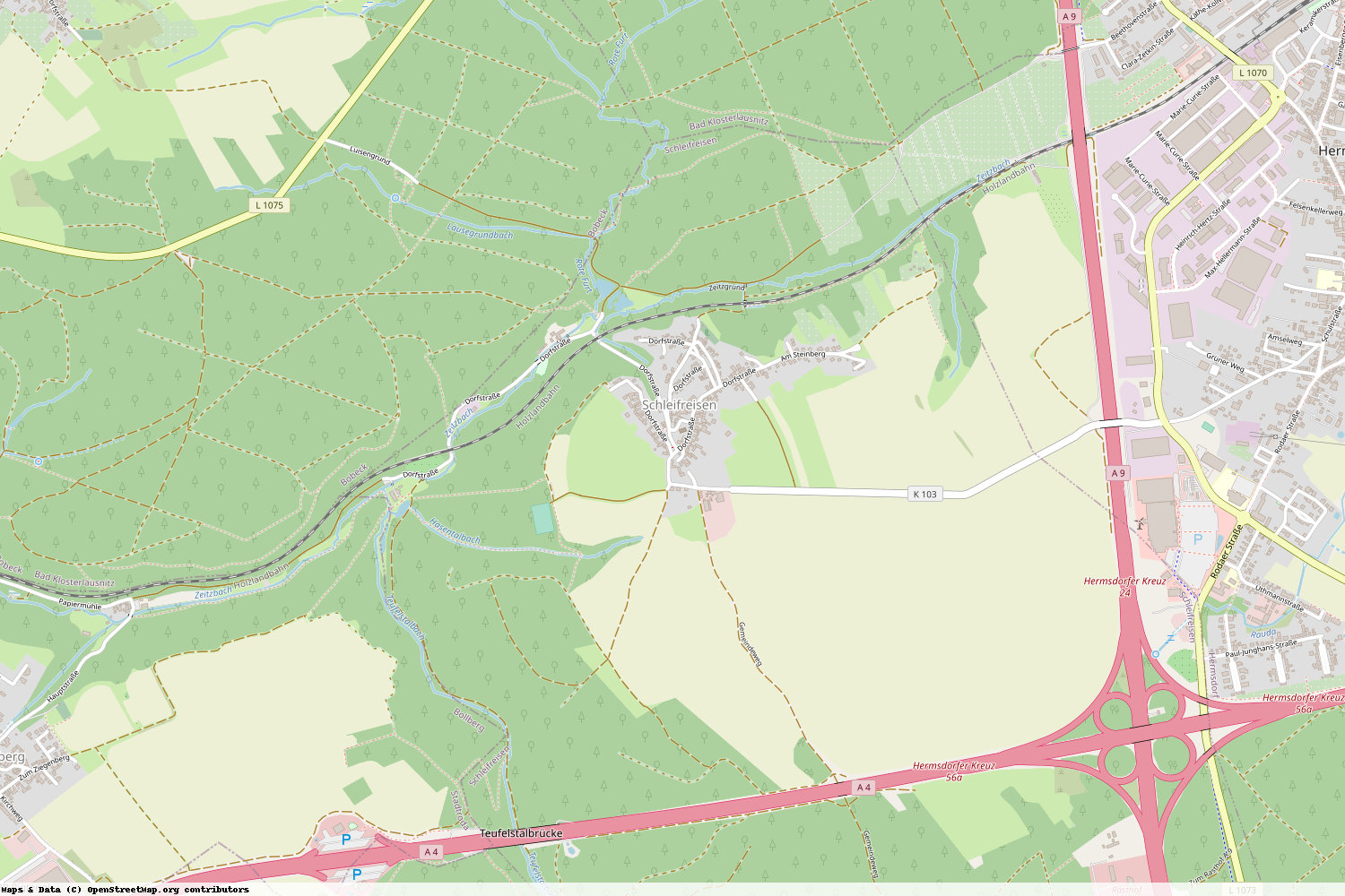 Ist gerade Stromausfall in Thüringen - Saale-Holzland-Kreis - Schleifreisen?
