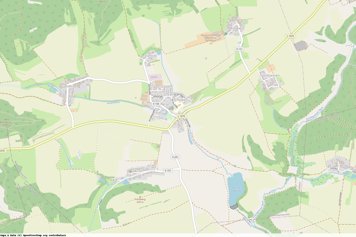 Ist gerade Stromausfall in Thüringen - Saale-Holzland-Kreis - Schlöben?