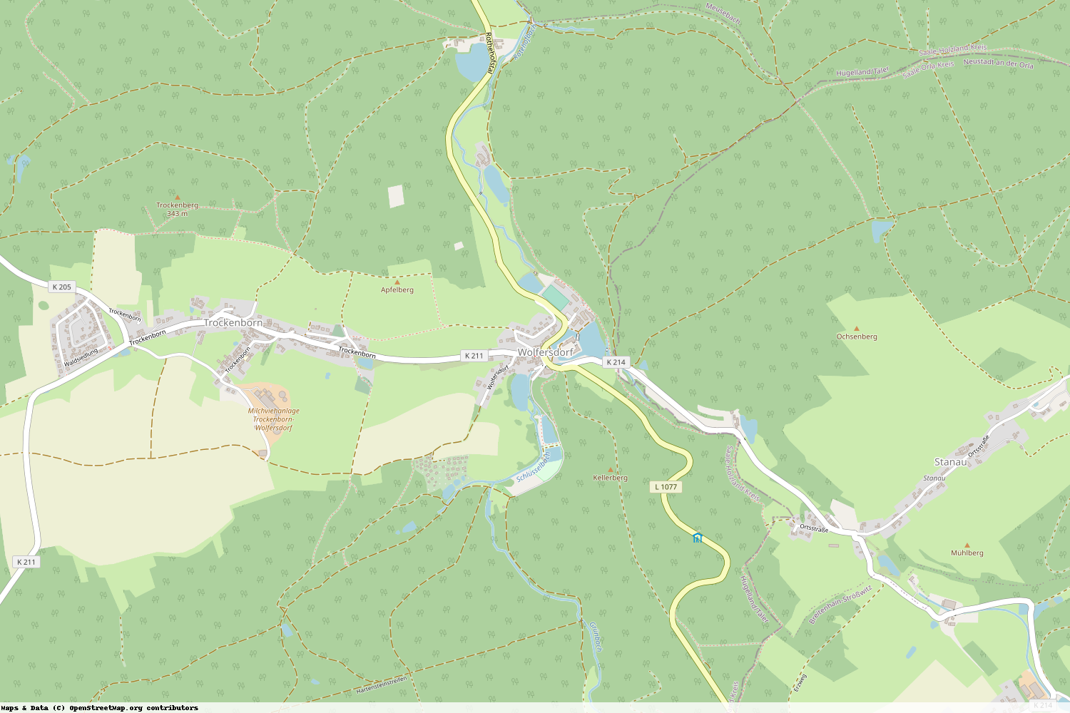 Ist gerade Stromausfall in Thüringen - Saale-Holzland-Kreis - Trockenborn-Wolfersdorf?