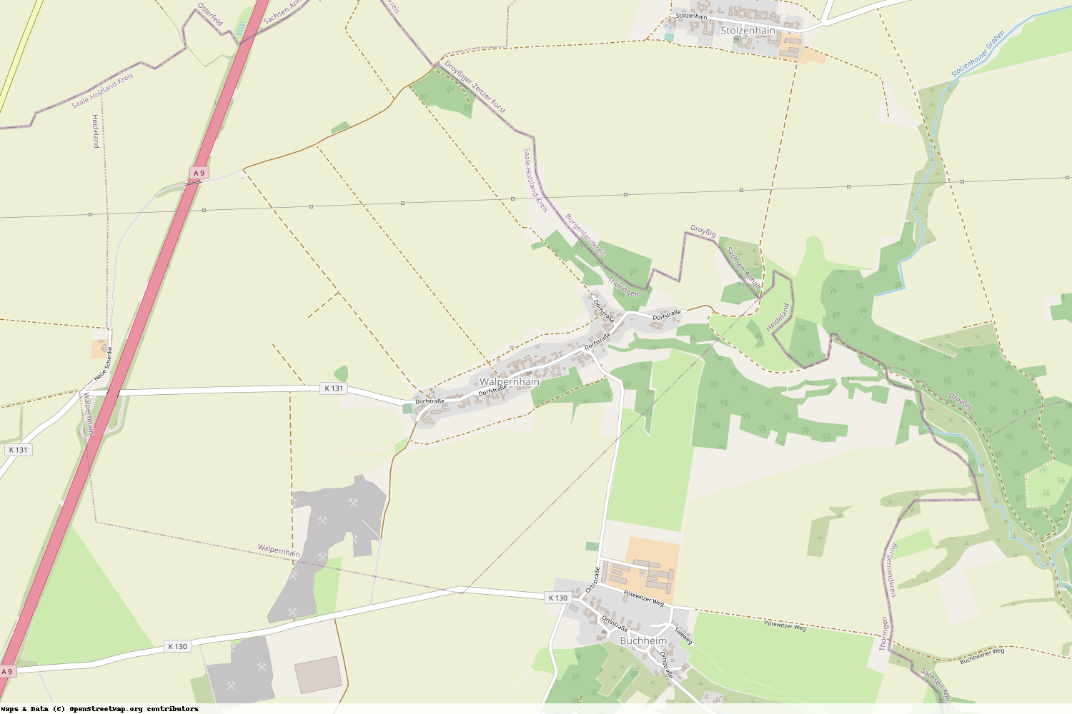 Ist gerade Stromausfall in Thüringen - Saale-Holzland-Kreis - Walpernhain?