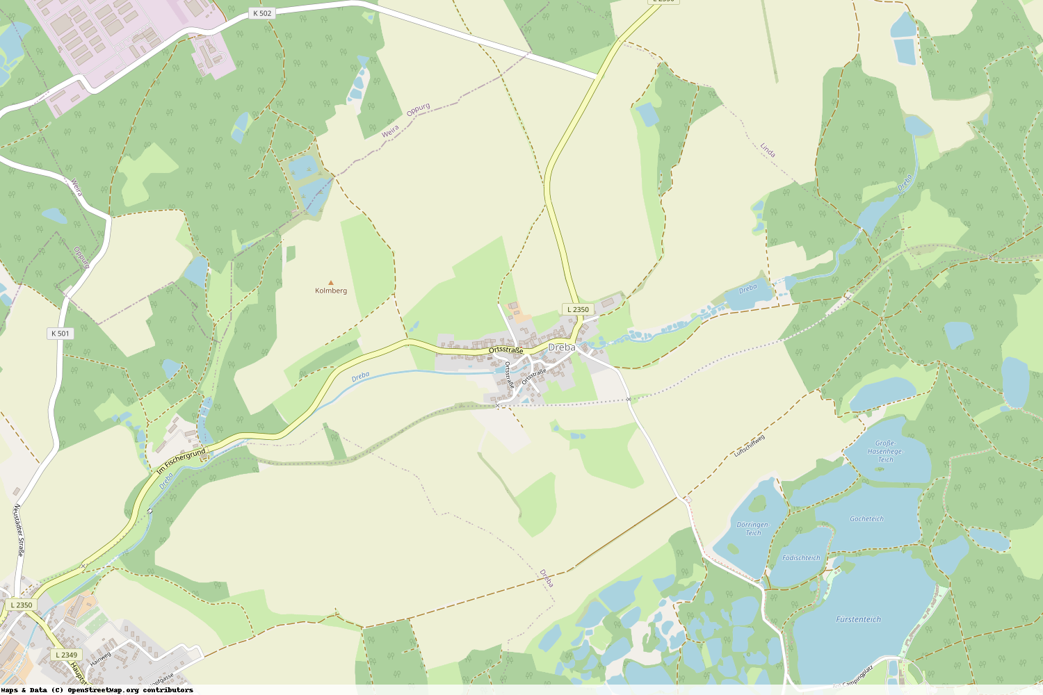 Ist gerade Stromausfall in Thüringen - Saale-Orla-Kreis - Dreba?