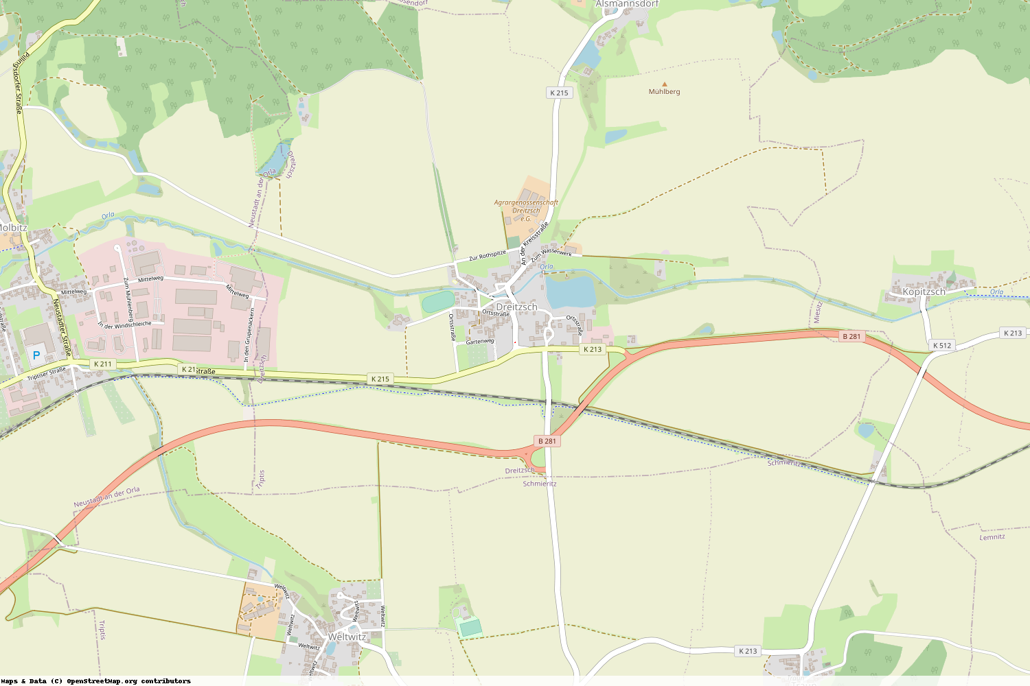 Ist gerade Stromausfall in Thüringen - Saale-Orla-Kreis - Dreitzsch?