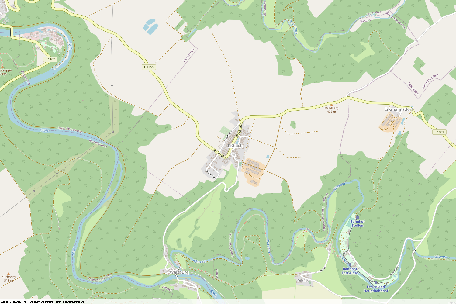 Ist gerade Stromausfall in Thüringen - Saale-Orla-Kreis - Eßbach?