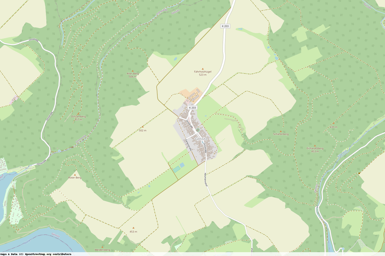 Ist gerade Stromausfall in Thüringen - Saale-Orla-Kreis - Gössitz?