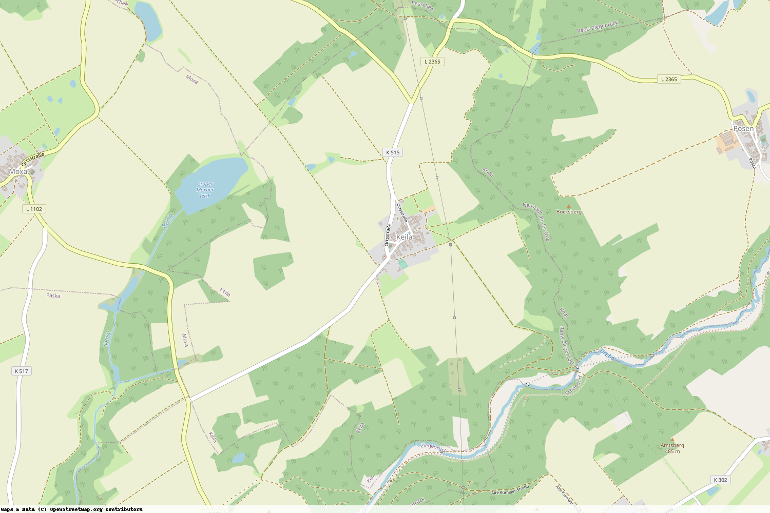 Ist gerade Stromausfall in Thüringen - Saale-Orla-Kreis - Keila?