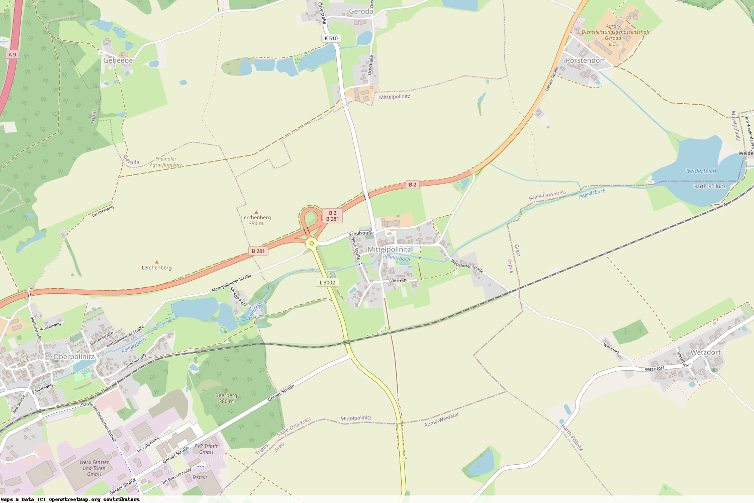 Ist gerade Stromausfall in Thüringen - Saale-Orla-Kreis - Mittelpöllnitz?