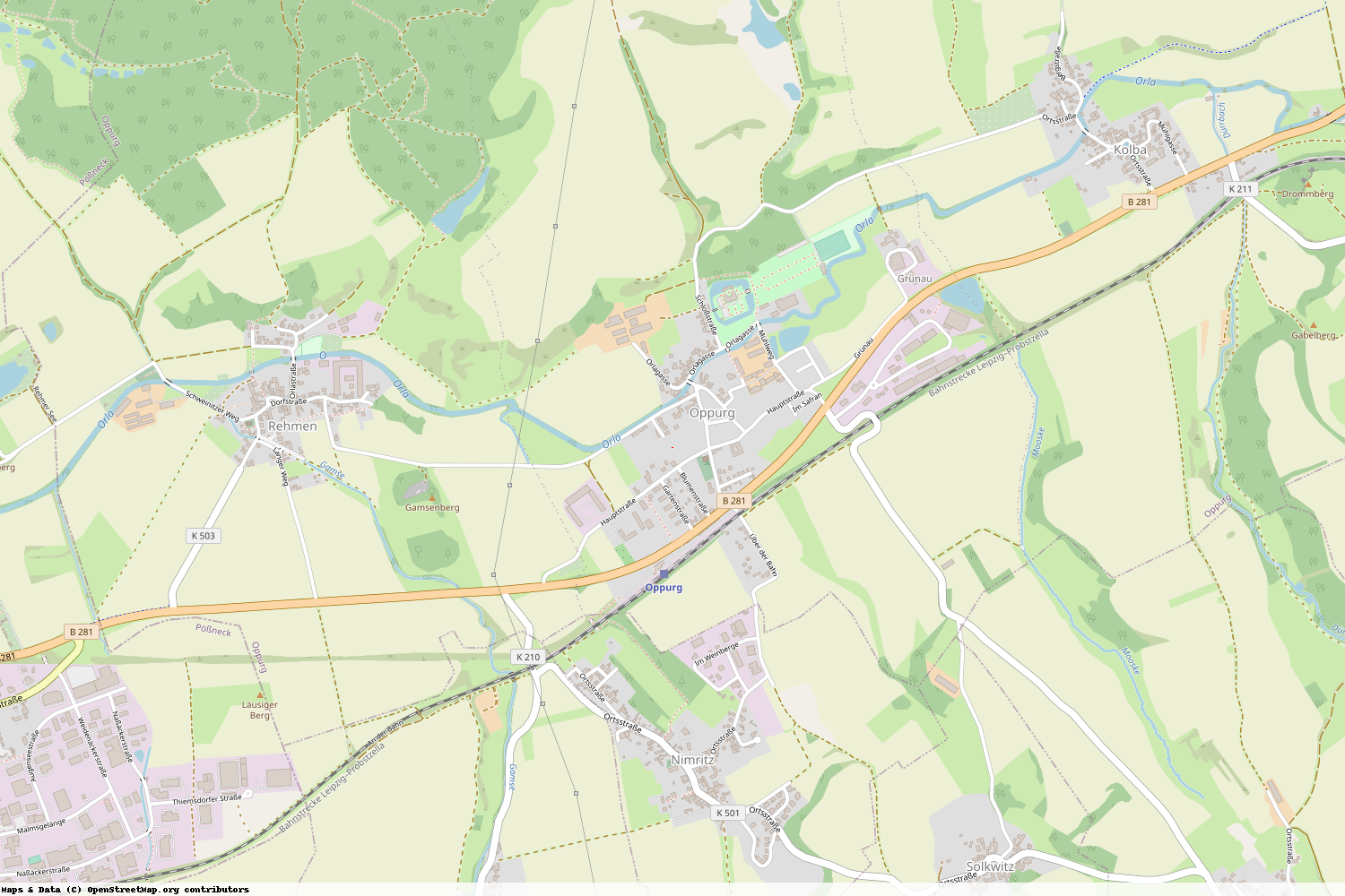 Ist gerade Stromausfall in Thüringen - Saale-Orla-Kreis - Oppurg?