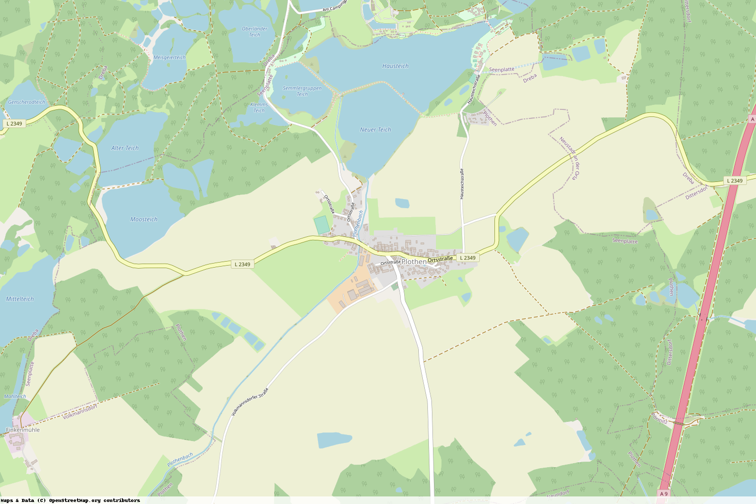 Ist gerade Stromausfall in Thüringen - Saale-Orla-Kreis - Plothen?