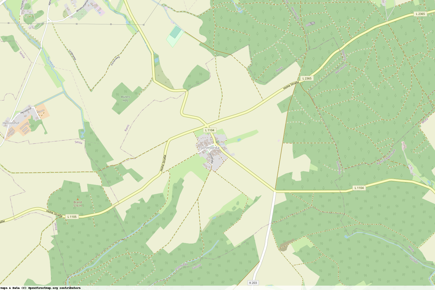 Ist gerade Stromausfall in Thüringen - Saale-Orla-Kreis - Schmorda?