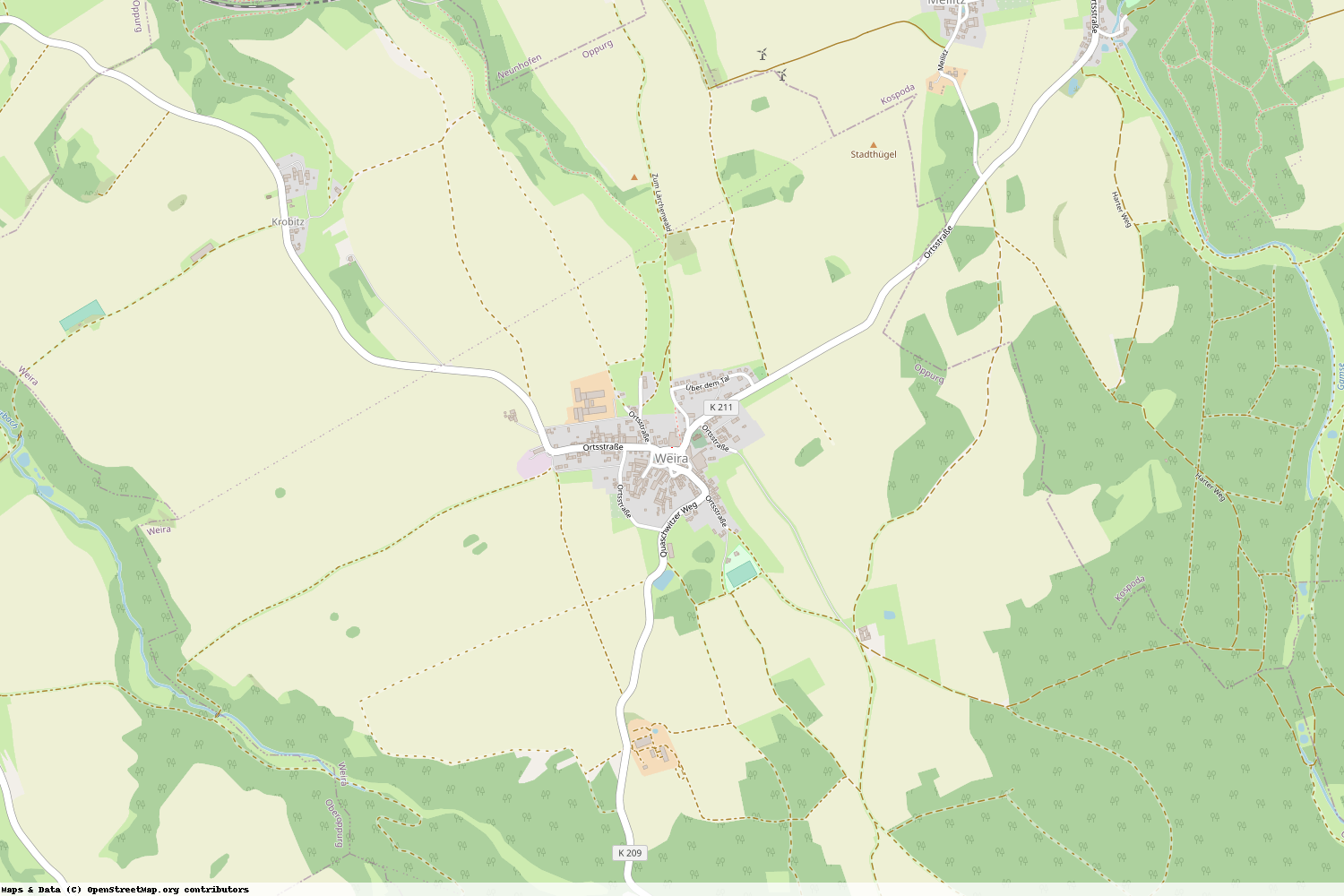Ist gerade Stromausfall in Thüringen - Saale-Orla-Kreis - Weira?