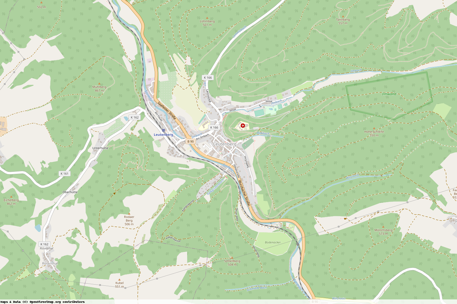 Ist gerade Stromausfall in Thüringen - Saalfeld-Rudolstadt - Leutenberg?