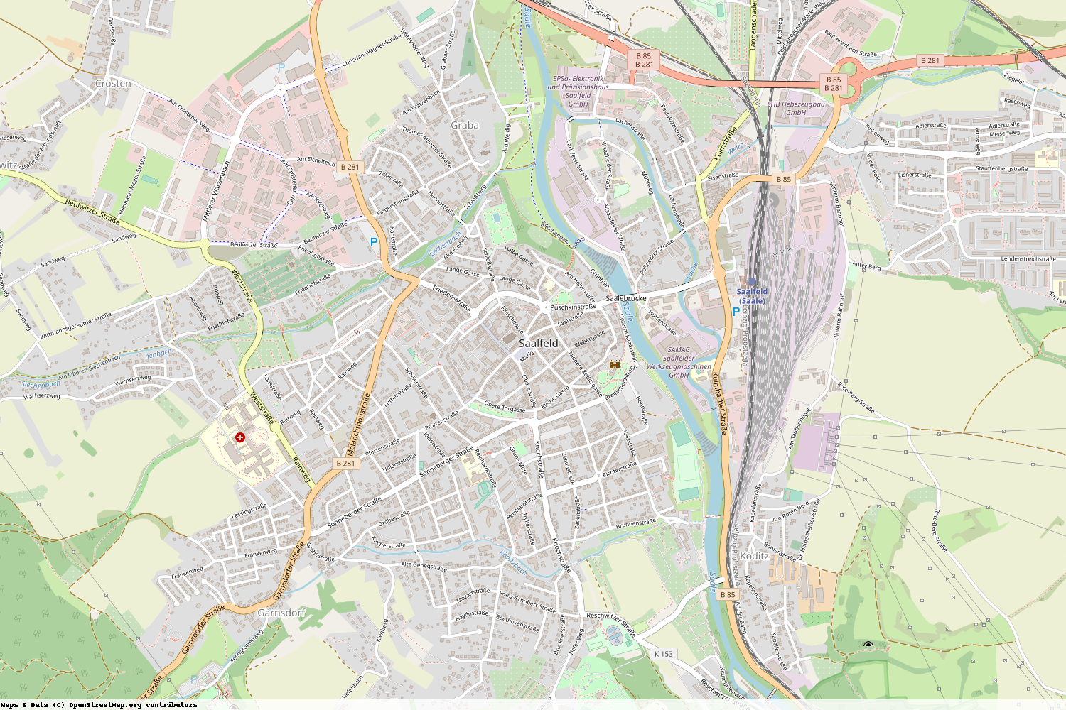 Ist gerade Stromausfall in Thüringen - Saalfeld-Rudolstadt - Saalfeld-Saale?