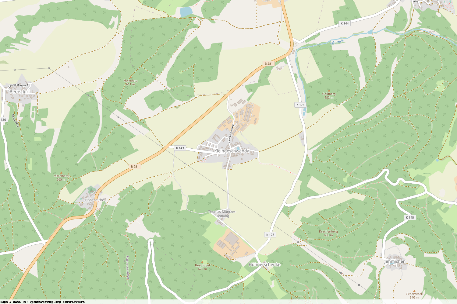 Ist gerade Stromausfall in Thüringen - Saalfeld-Rudolstadt - Saalfelder Höhe?
