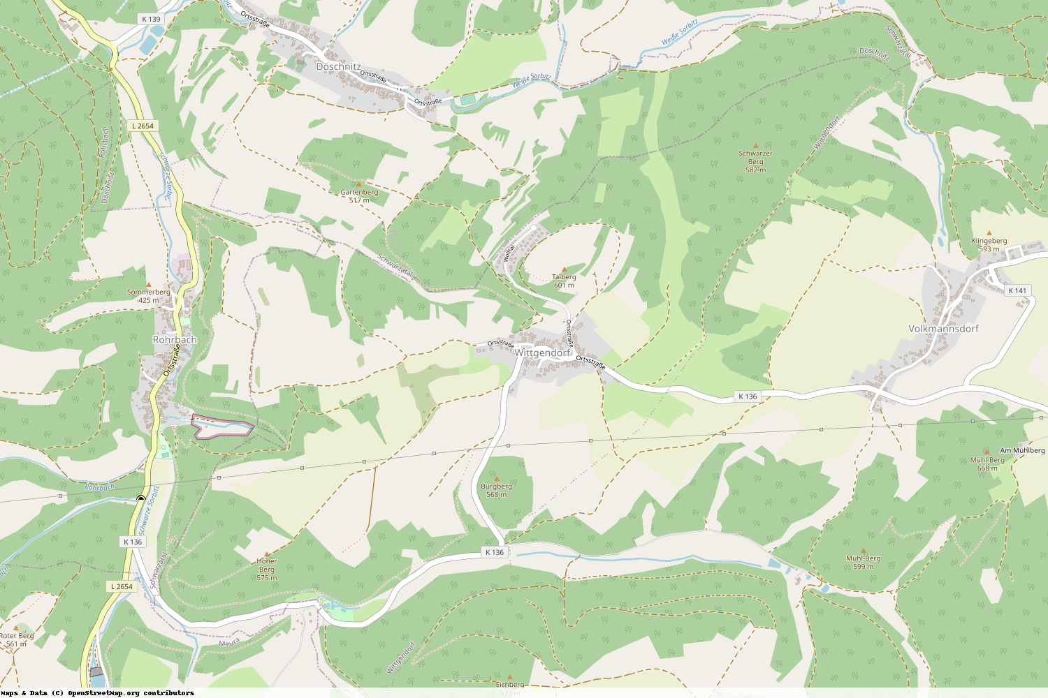 Ist gerade Stromausfall in Thüringen - Saalfeld-Rudolstadt - Wittgendorf?