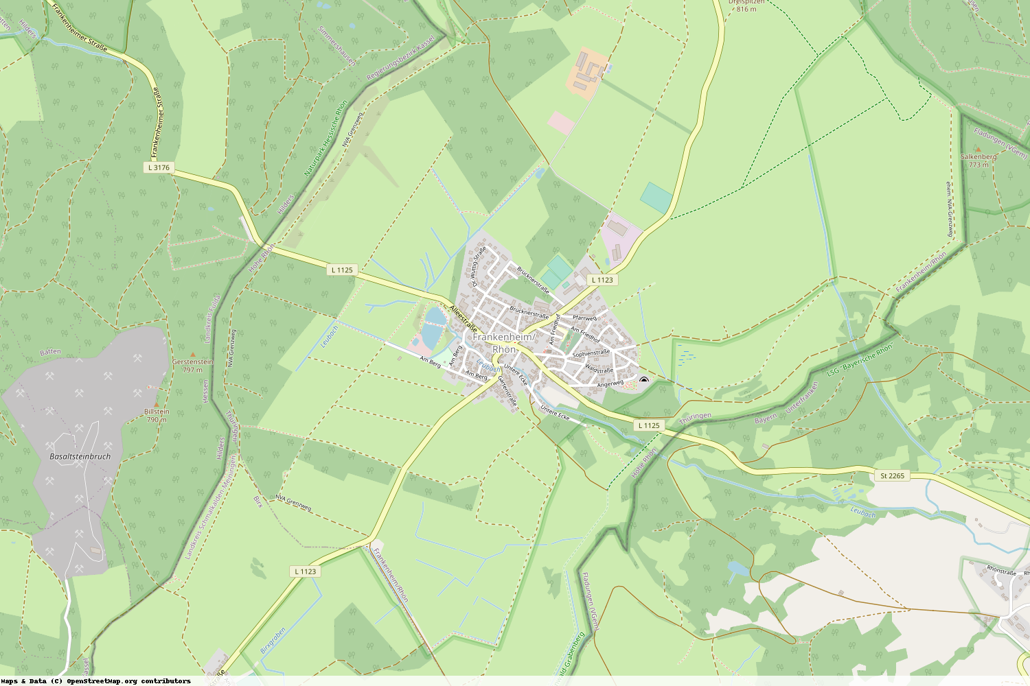 Ist gerade Stromausfall in Thüringen - Schmalkalden-Meiningen - Frankenheim-Rhön?