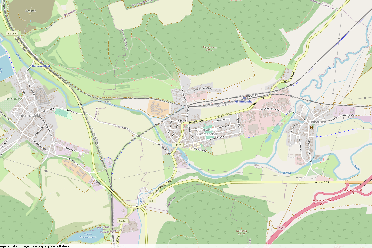 Ist gerade Stromausfall in Thüringen - Schmalkalden-Meiningen - Obermaßfeld-Grimmenthal?