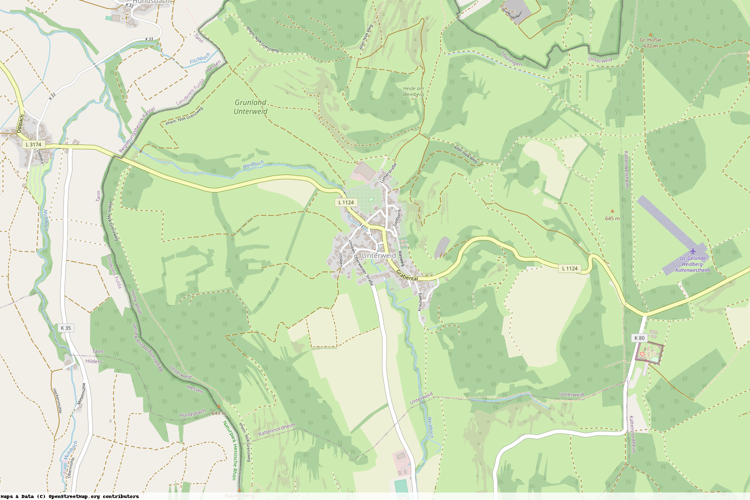 Ist gerade Stromausfall in Thüringen - Schmalkalden-Meiningen - Unterweid?