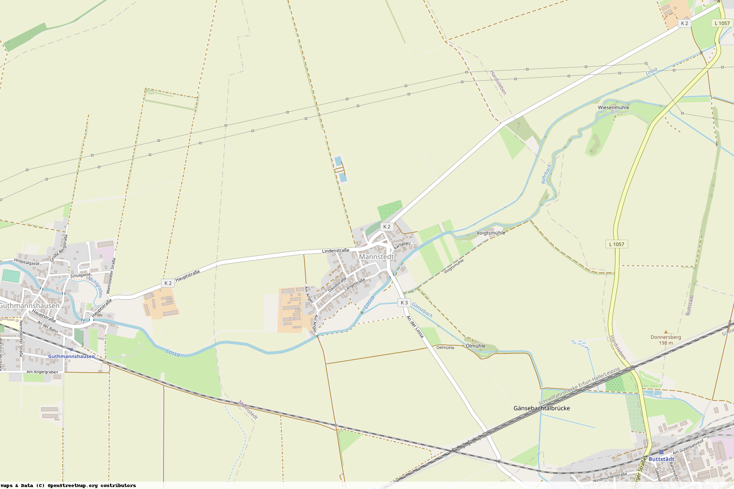 Ist gerade Stromausfall in Thüringen - Sömmerda - Mannstedt?