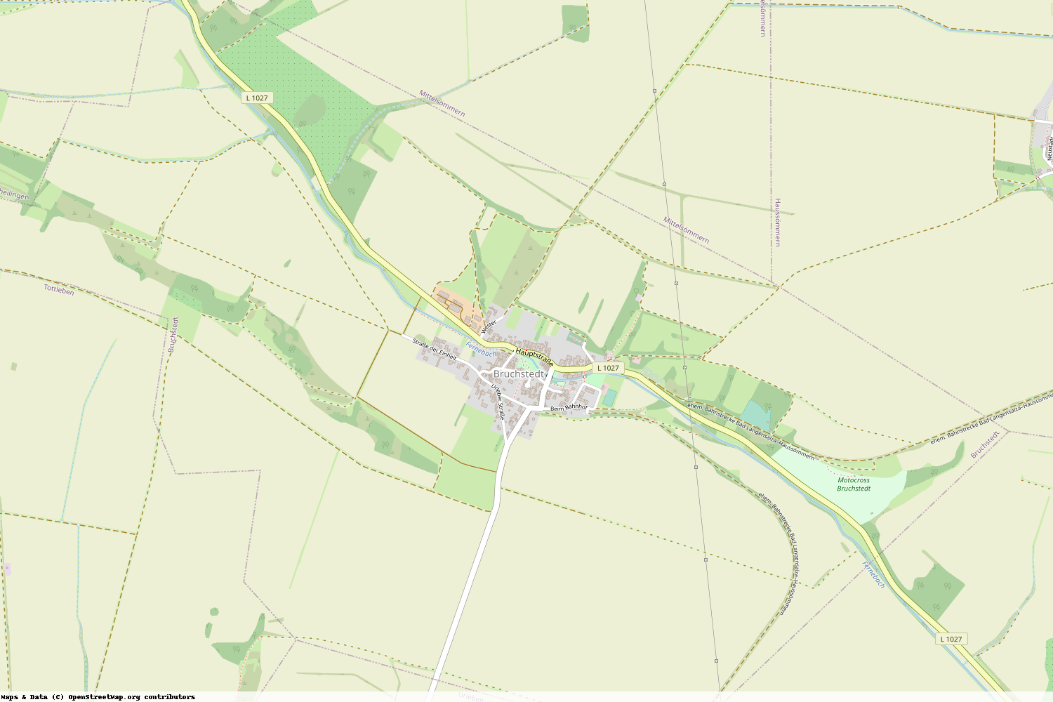 Ist gerade Stromausfall in Thüringen - Unstrut-Hainich-Kreis - Bruchstedt?