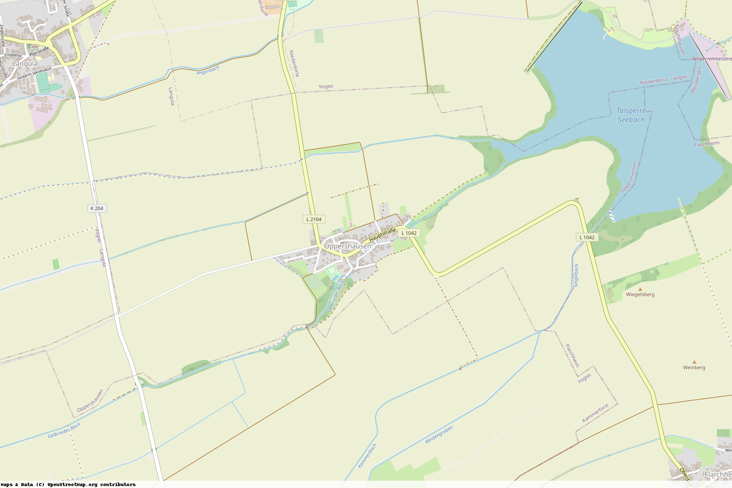 Ist gerade Stromausfall in Thüringen - Unstrut-Hainich-Kreis - Oppershausen?