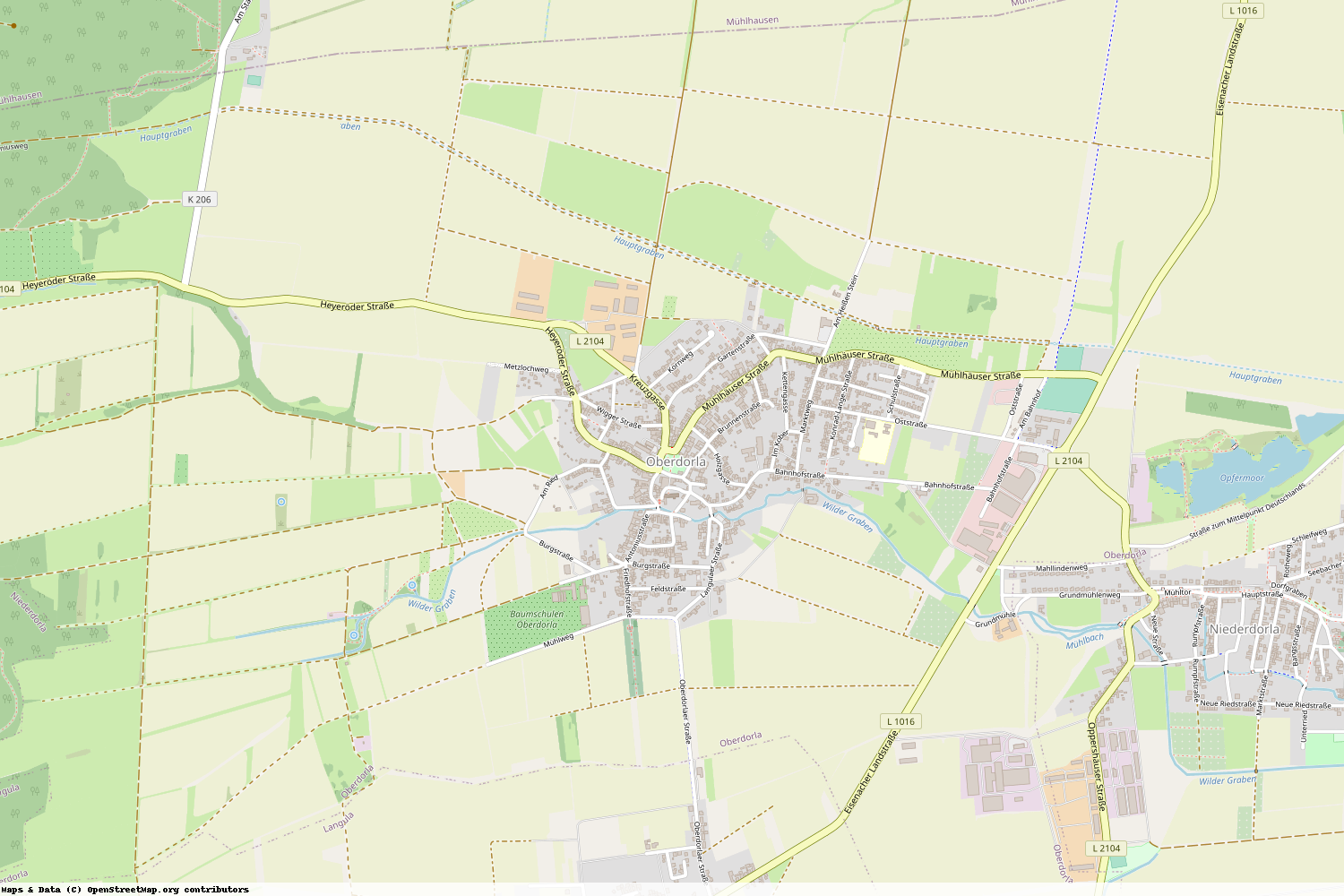 Ist gerade Stromausfall in Thüringen - Unstrut-Hainich-Kreis - Vogtei?