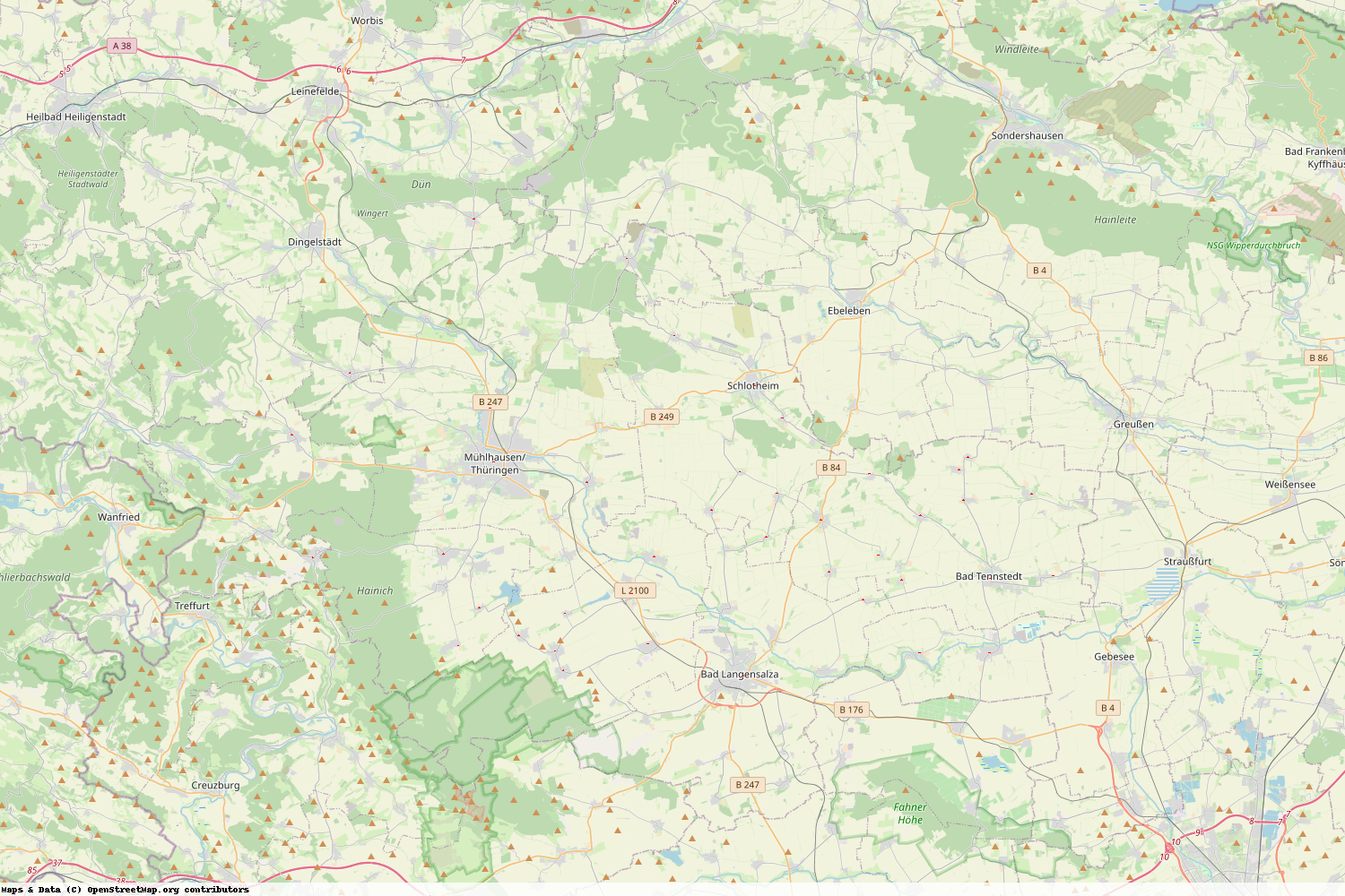 Ist gerade Stromausfall in Thüringen - Unstrut-Hainich-Kreis?