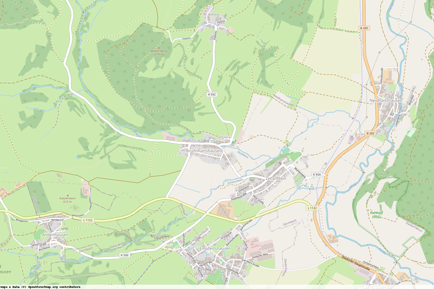 Ist gerade Stromausfall in Thüringen - Wartburgkreis - Brunnhartshausen?