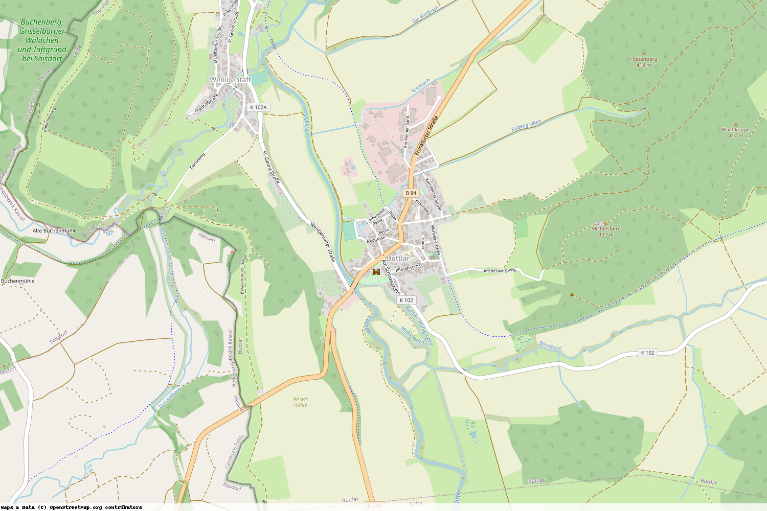 Ist gerade Stromausfall in Thüringen - Wartburgkreis - Buttlar?