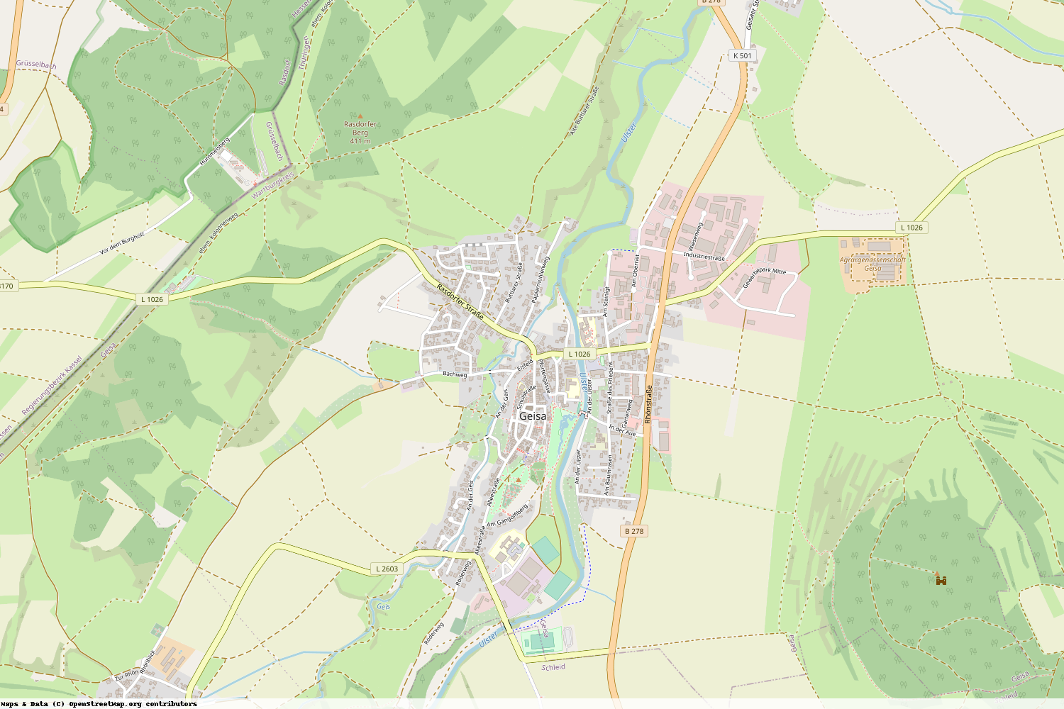 Ist gerade Stromausfall in Thüringen - Wartburgkreis - Geisa?