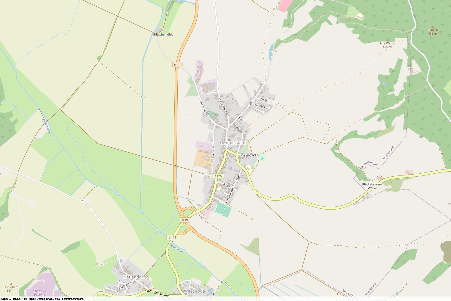 Ist gerade Stromausfall in Thüringen - Wartburgkreis - Moorgrund?