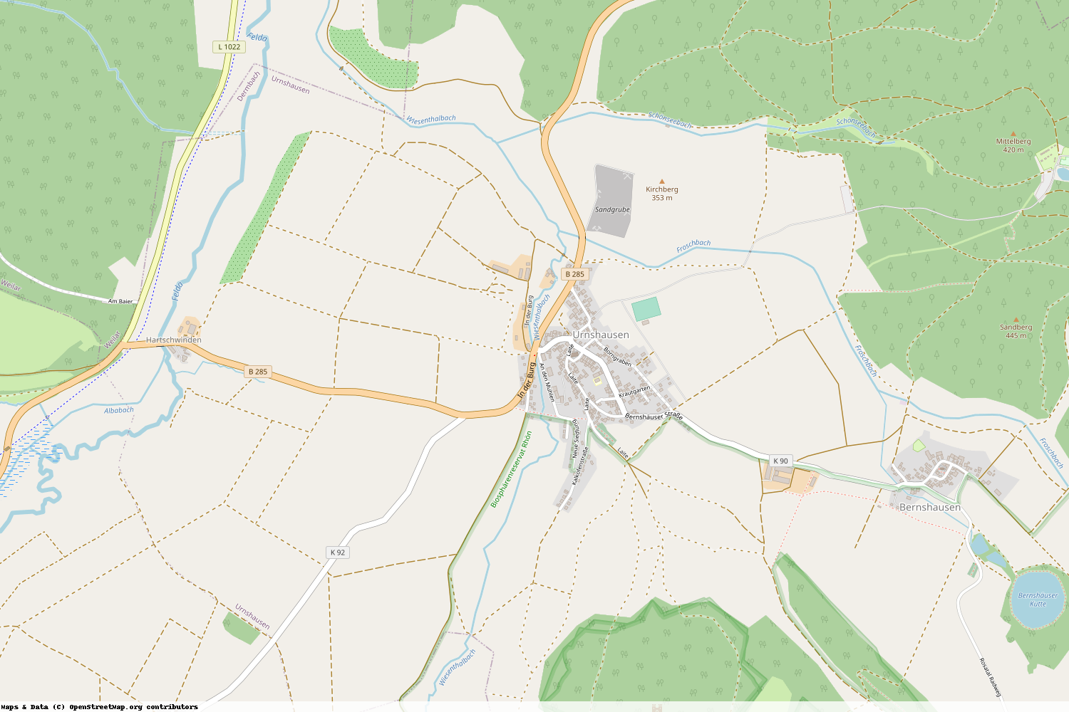 Ist gerade Stromausfall in Thüringen - Wartburgkreis - Urnshausen?