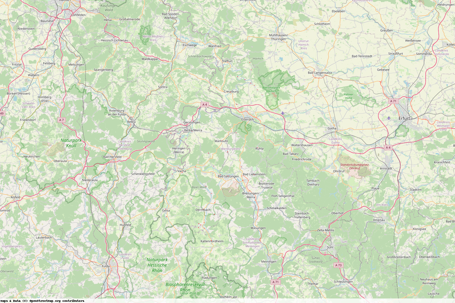 Ist gerade Stromausfall in Thüringen - Wartburgkreis?